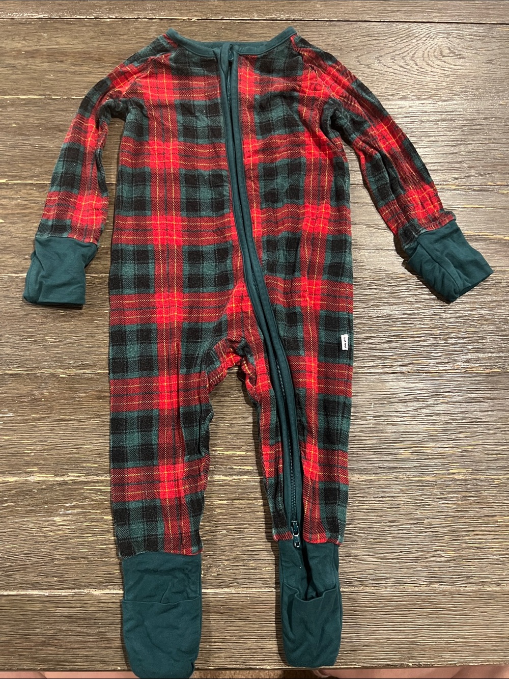 Little sleepies 3-6M Christmas footie pajamas
